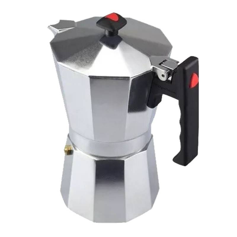 Cafetera Italiana 9 Pocillos Aluminio