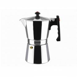 Cafetera Italiana 9 Pocillos Aluminio