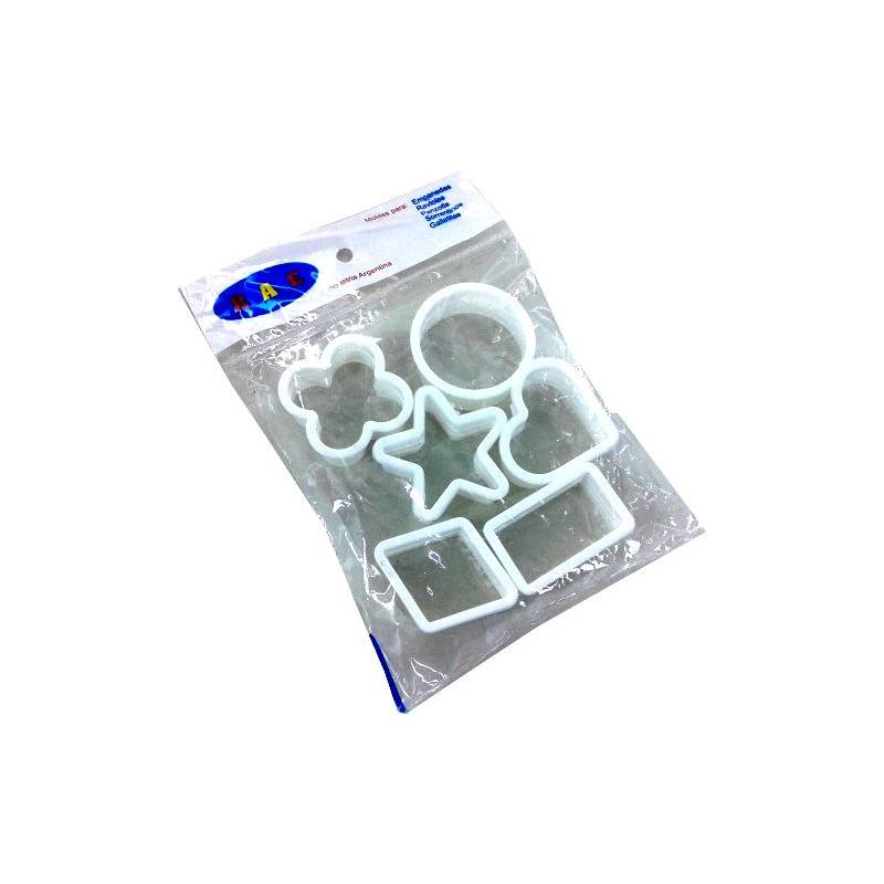 Cortantes plasticos para cookies