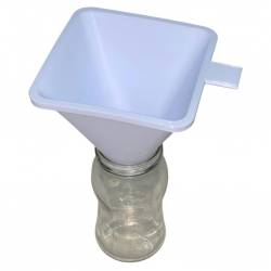 Embudo plastico para frasco