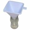 Embudo plastico para frasco