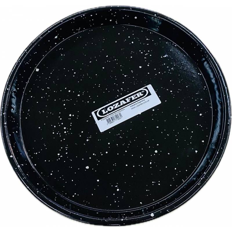 Molde pizzera enlozada 34 cm