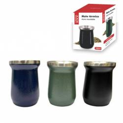 Mate acero inoxidable termico