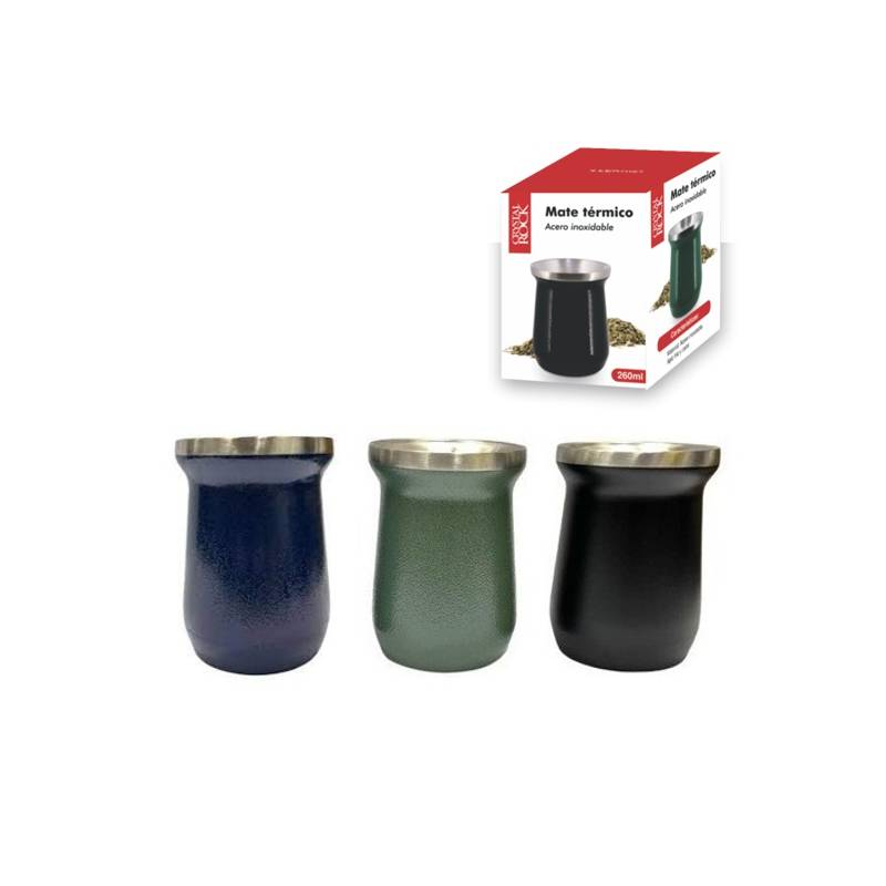 Mate acero inoxidable termico