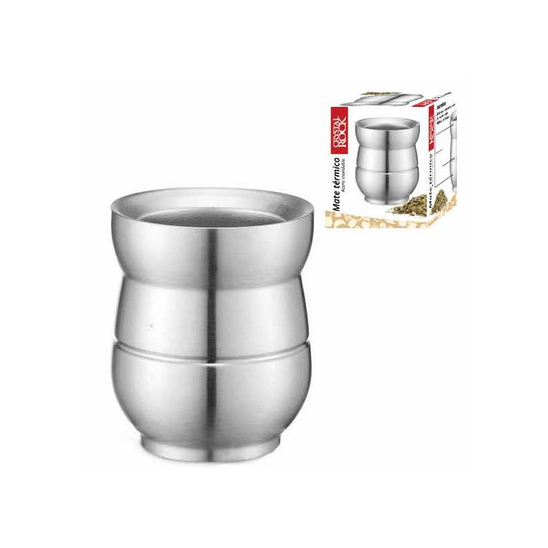 Mate acero inoxidable termico